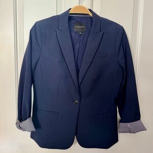 BR Italian Wool Blue Size 4 Blazer